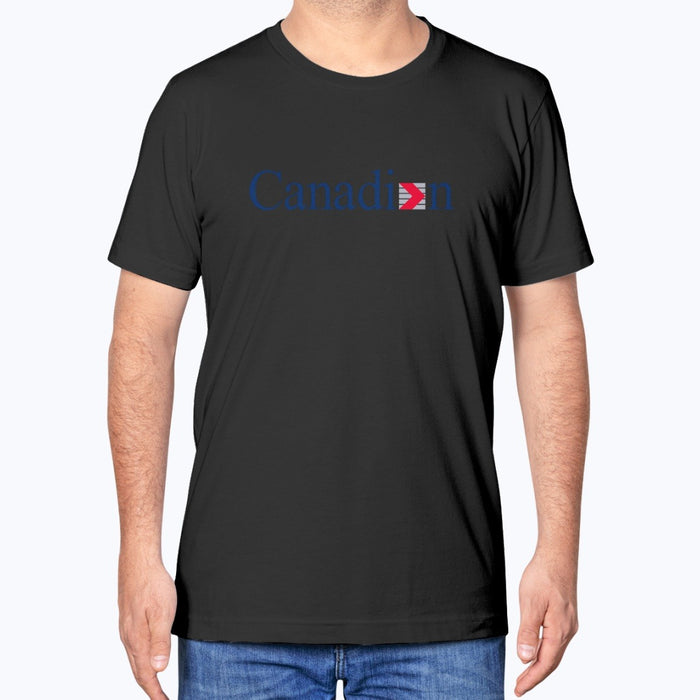 Canadian Airlines Unisex T-Shirt - Black - Model