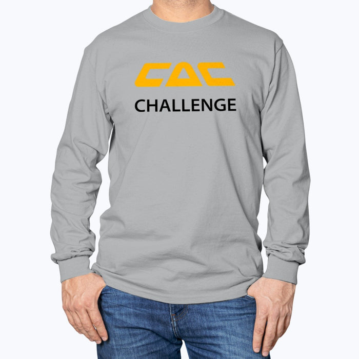 Challenge Air Cargo Unisex Long Sleeve T-Shirt - Sport Grey - Model