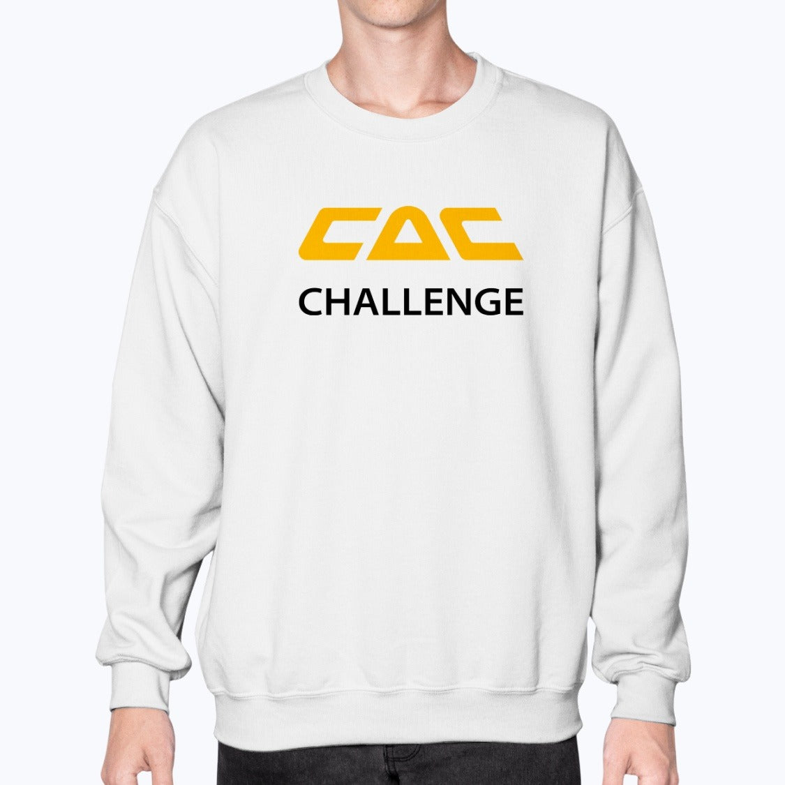 Challenge Air Cargo Unisex Sweatshirt - White - Model