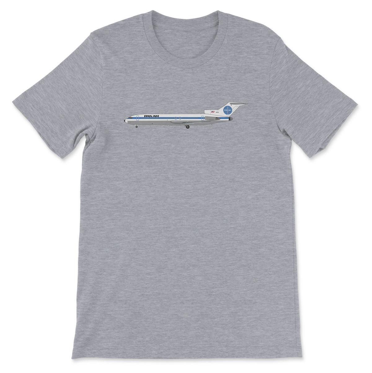 Pan Am Boeing 727 Unisex T-Shirt - Athletic Heather