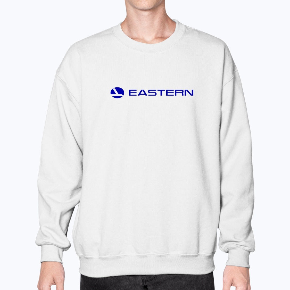 Eastern Air Lines Unisex Sweatshirt - White - Model