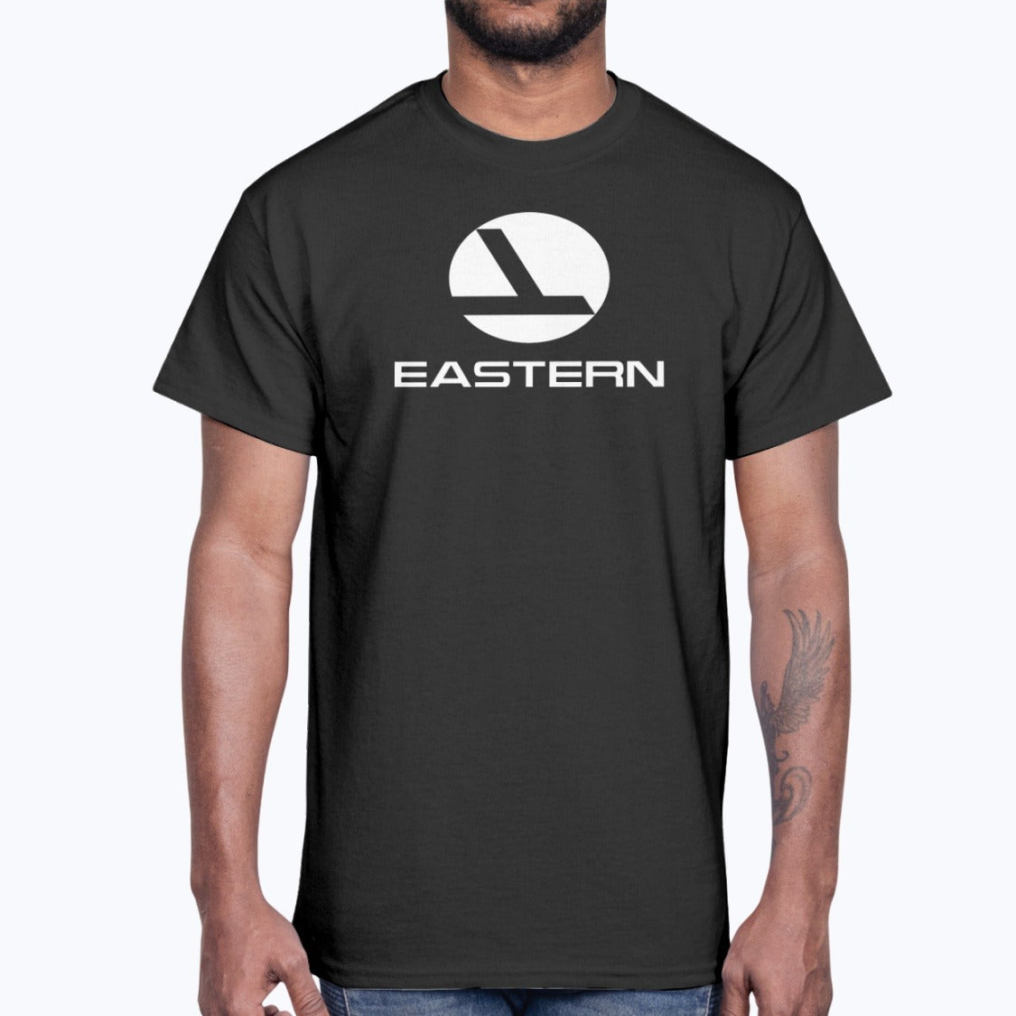 Eastern Air Lines Unisex T-Shirt - Black - Model