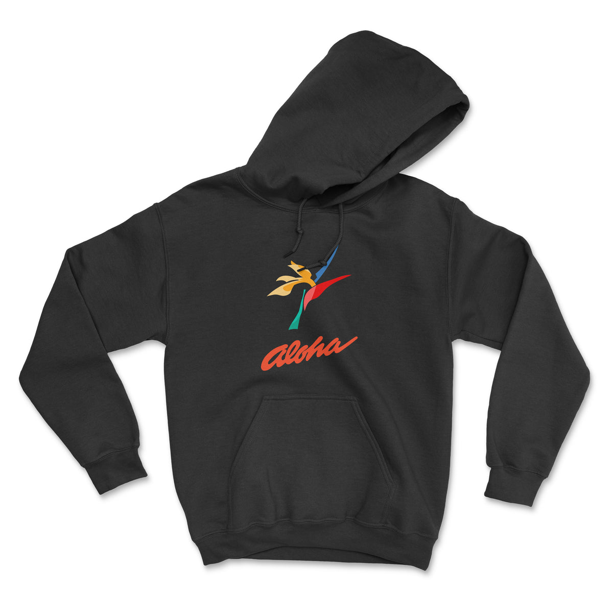 Aloha Airlines Unisex Hoodie - Black