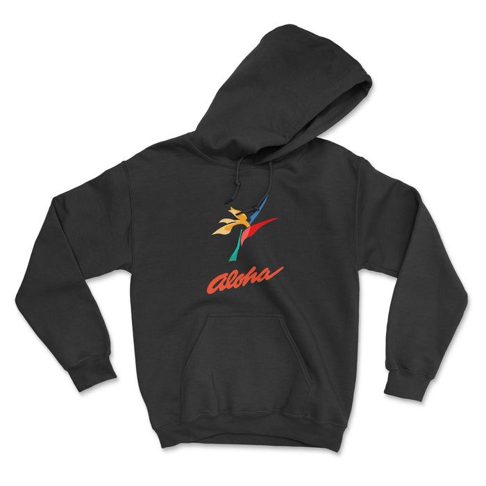 Aloha Airlines Unisex Hoodie - Black