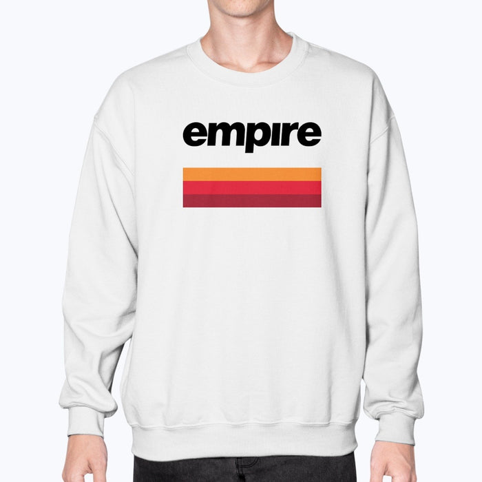 Empire Airlines Unisex Sweatshirt - White - Model