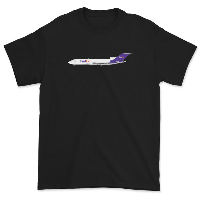 FedEx Boeing 727 Unisex T-Shirt - Black