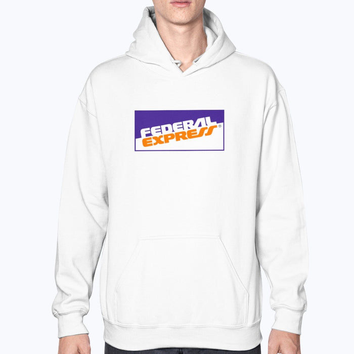 FedEx Express Unisex Hoodie - White - Model