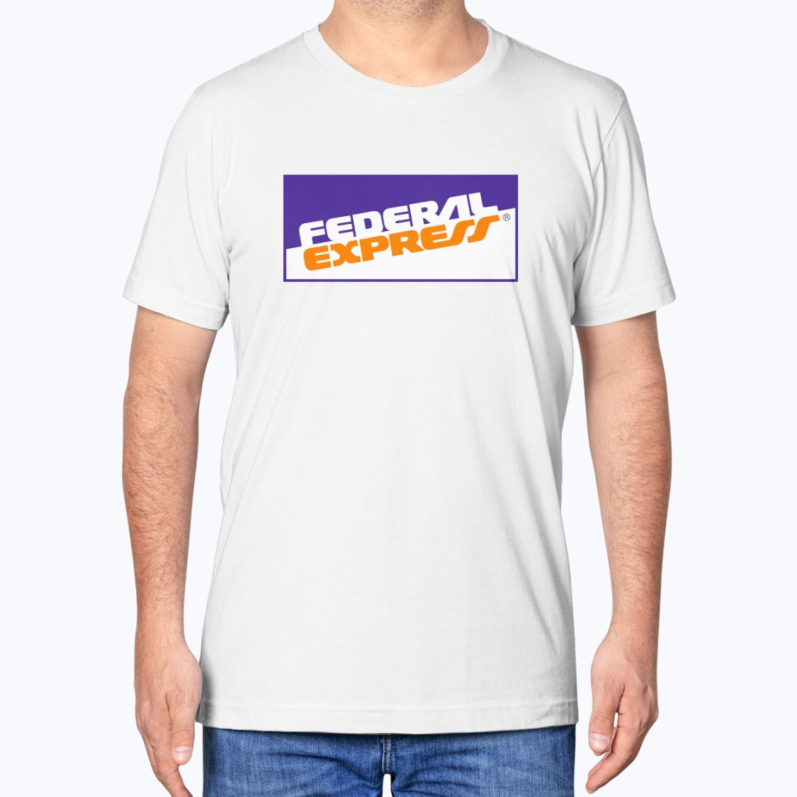 FedEx Express Unisex T-Shirt - White - Model