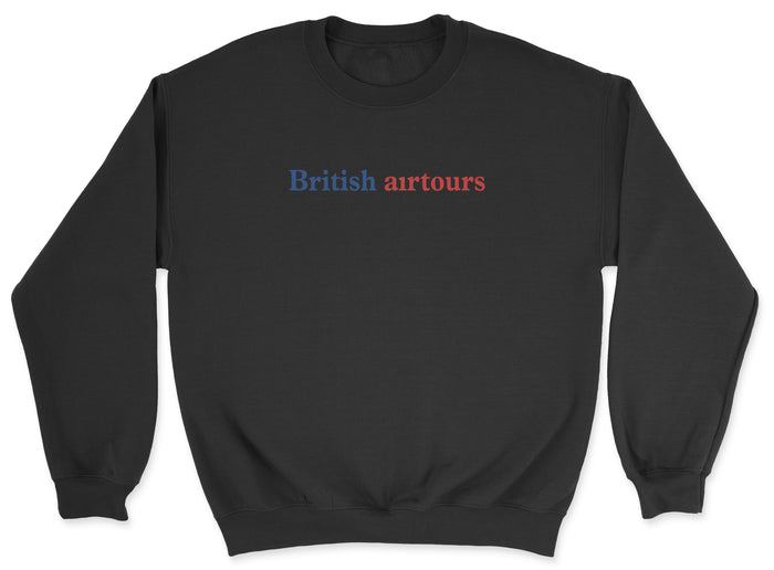 British Airtours Unisex Sweatshirt - Black