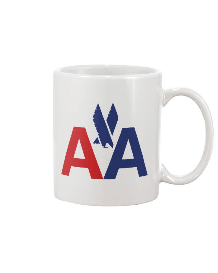 American Airlines Old Logo Coffee Mug - White