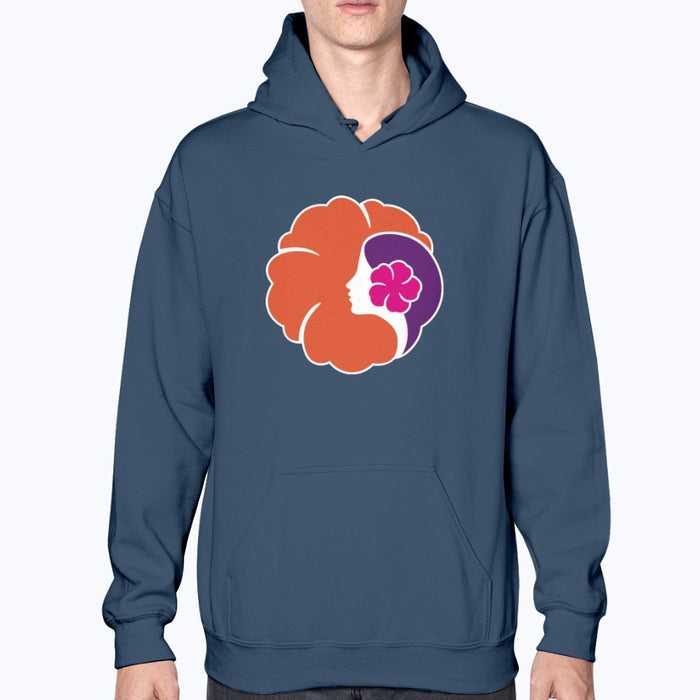 Hawaiian Airlines 1995 Unisex Hoodie - Navy - Model