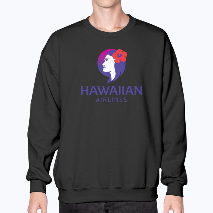 Hawaiian Airlines 2017 Unisex Sweatshirt - Black - Model
