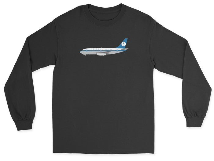 Sabena Boeing 737 Unisex Long Sleeve T-Shirt - Black