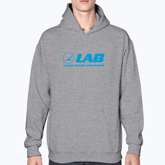 Lloyd Aereo Boliviano Unisex Hoodie - Sport Grey - Model