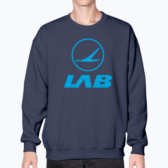 Lloyd Aereo Boliviano Unisex Sweatshirt - Navy - Model