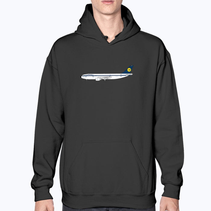 Lufthansa A300 Unisex Hoodie - Black - Model