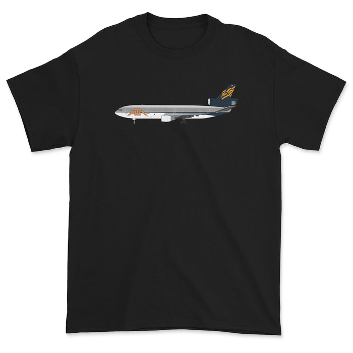 ATA Airlines McDonnell Douglas DC-10 Unisex T-Shirt - Black