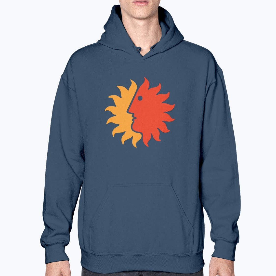 National Airlines Unisex Hoodie - Navy - Model