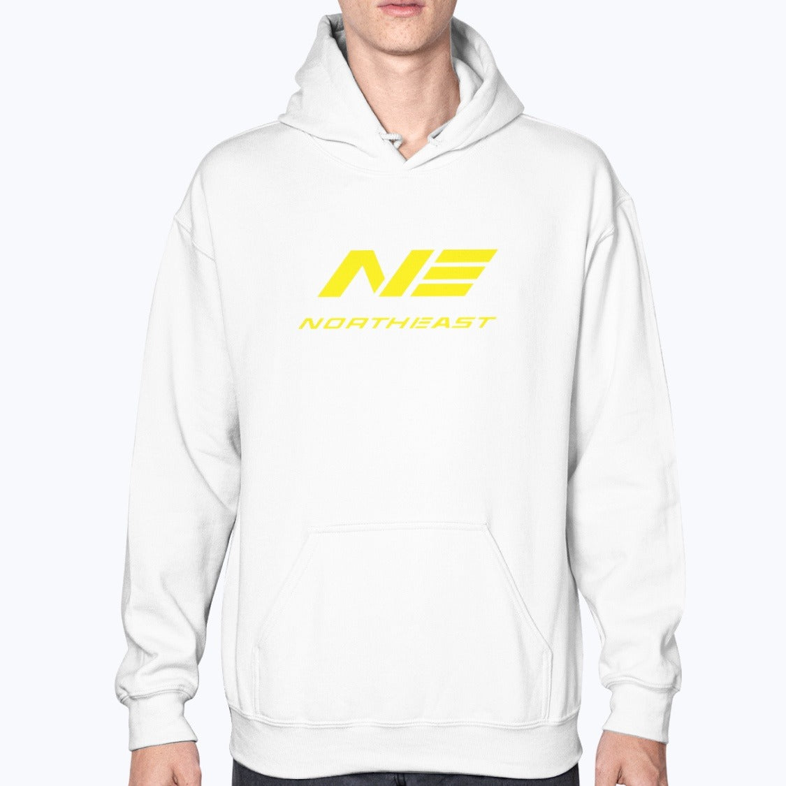Northeast Airlines Unisex Hoodie - White - Model