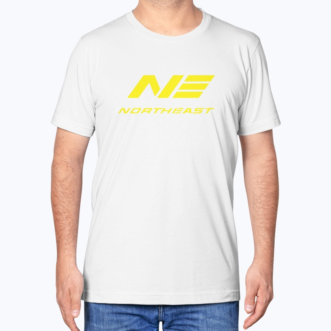 Northeast Airlines Unisex T-Shirt - White - Model