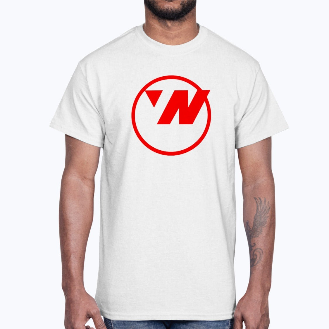 Northwest Airlines Unisex T-Shirt - White - Model