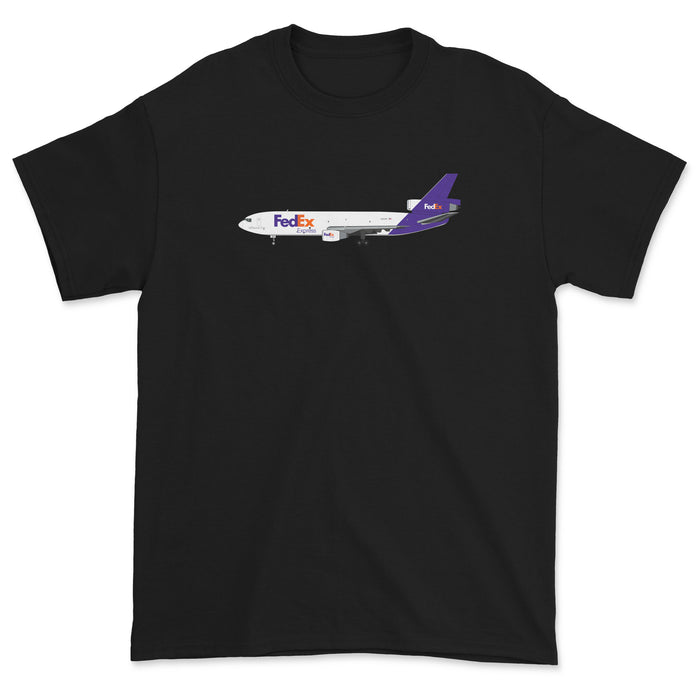 FedEx Mcdonnell Douglas DC-10 Unisex T-Shirt - Black