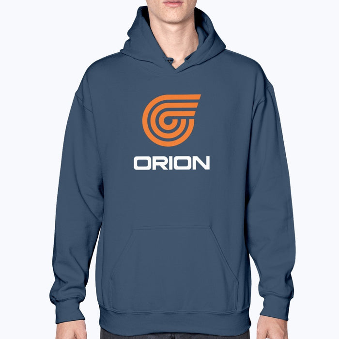 Orion Airways Unisex Hoodie - Navy - Model