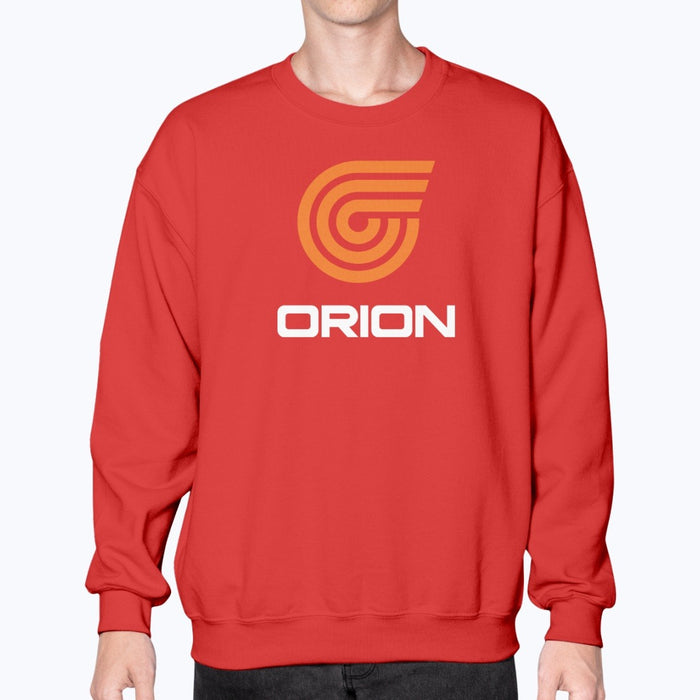 Orion Airways Unisex Sweatshirt - Red - Model