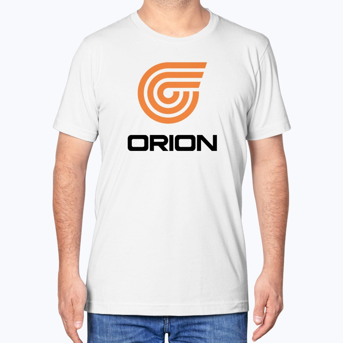Orion Airways Unisex T-Shirt - White - Model
