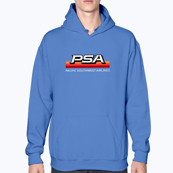 PSA Unisex Hoodie - Royal Blue - Model