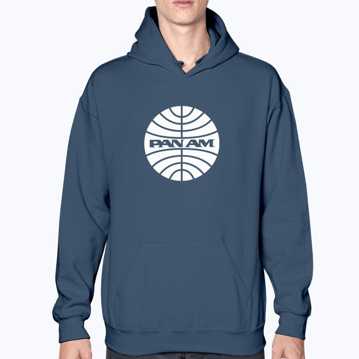Pan Am Unisex Hoodie - Navy - Model