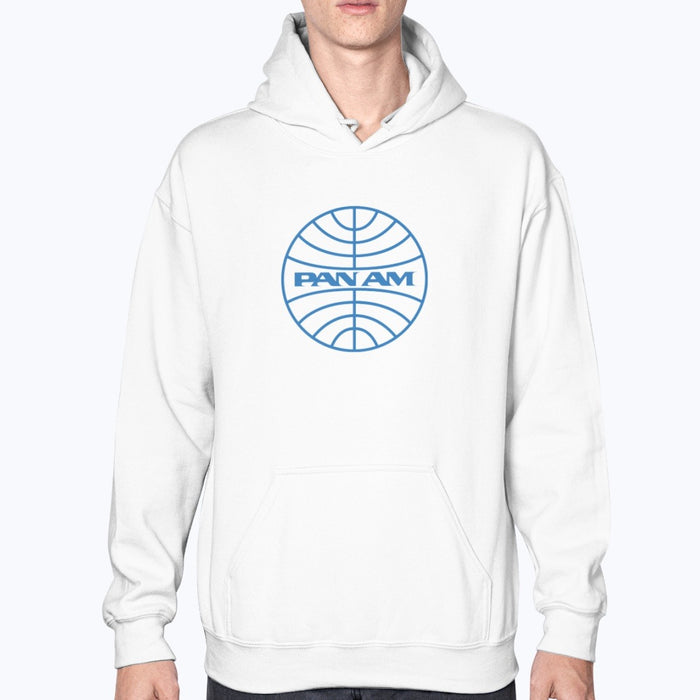 Pan Am Unisex Hoodie - White - Model