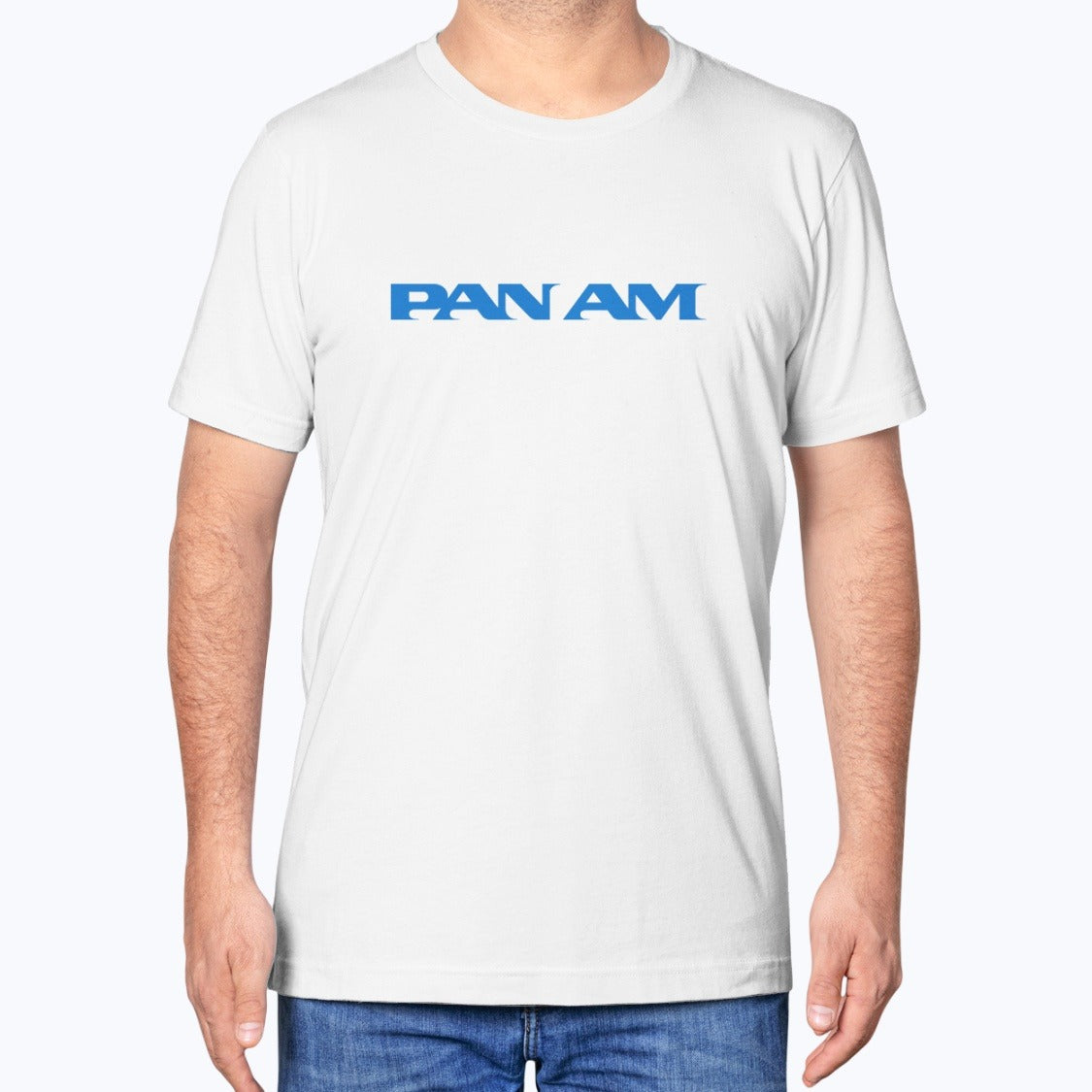 Pan Am Unisex T-Shirt - White - Model
