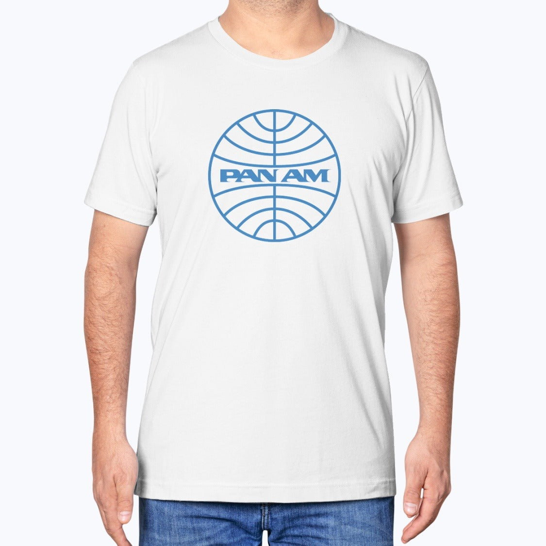 Pan Am Unisex T-Shirt - White - Model