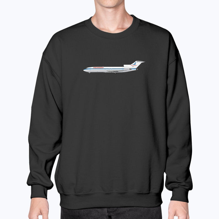 Piedmont Airlines B727 Unisex Sweatshirt - Black - Model