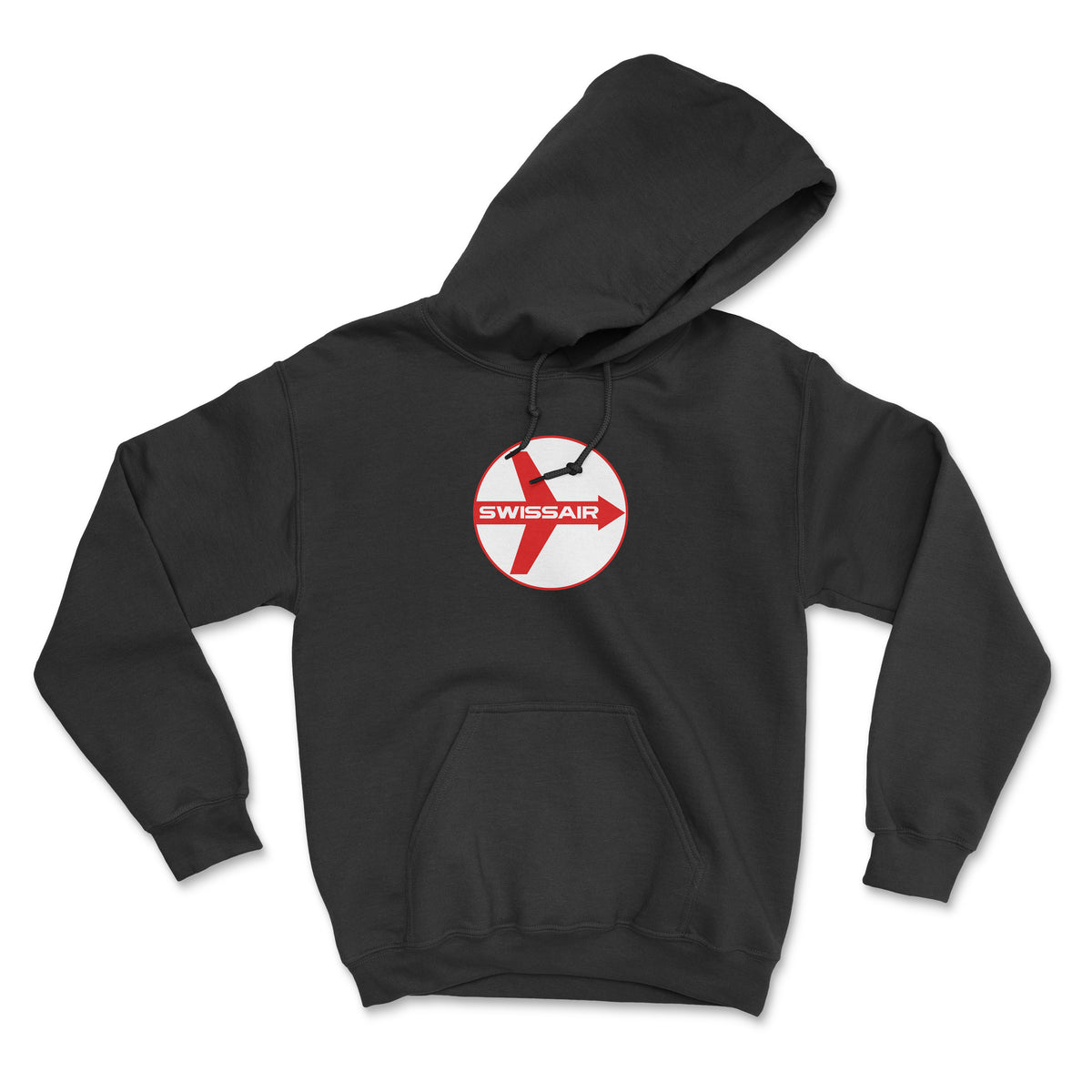 Swissair Unisex Hoodie - Black