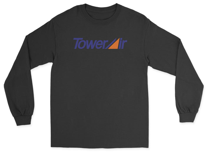 Tower Air Unisex Long Sleeve T-Shirt - Black
