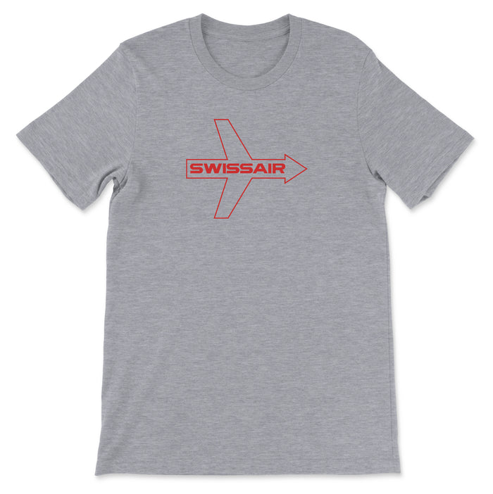 Swissair Unisex T-Shirt - Athletic Heather