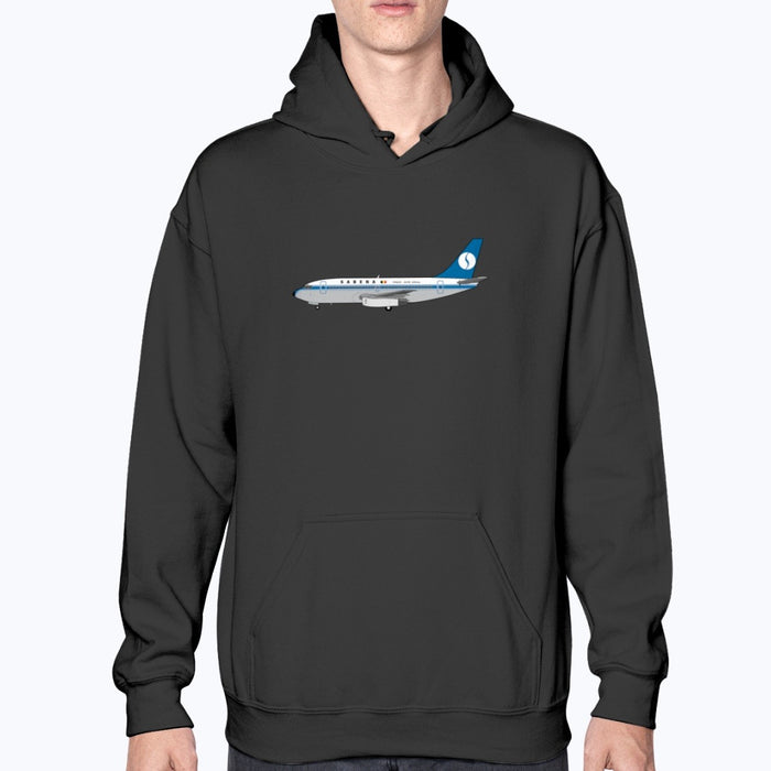Sabena B737-200 Unisex Hoodie - Black - Model