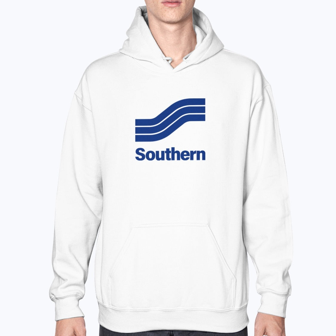 Southern Airways Unisex Hoodie - White - Model