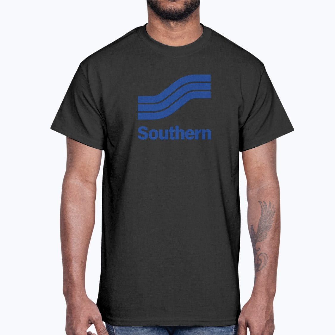 Southern Airways Unisex T-Shirt - Black - Model