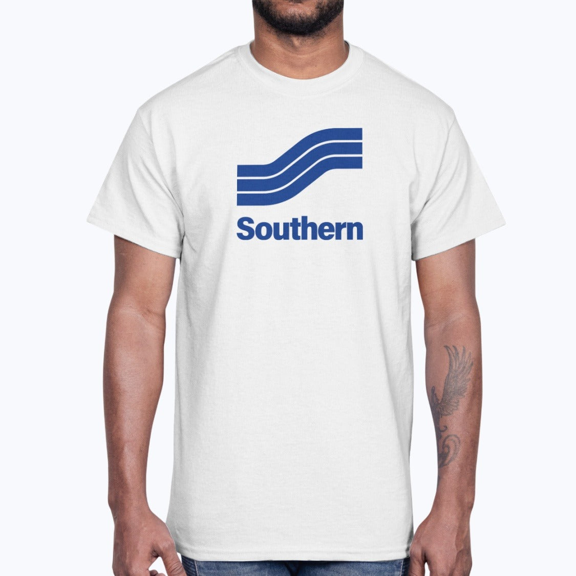 Southern Airways Unisex T-Shirt - White - Model