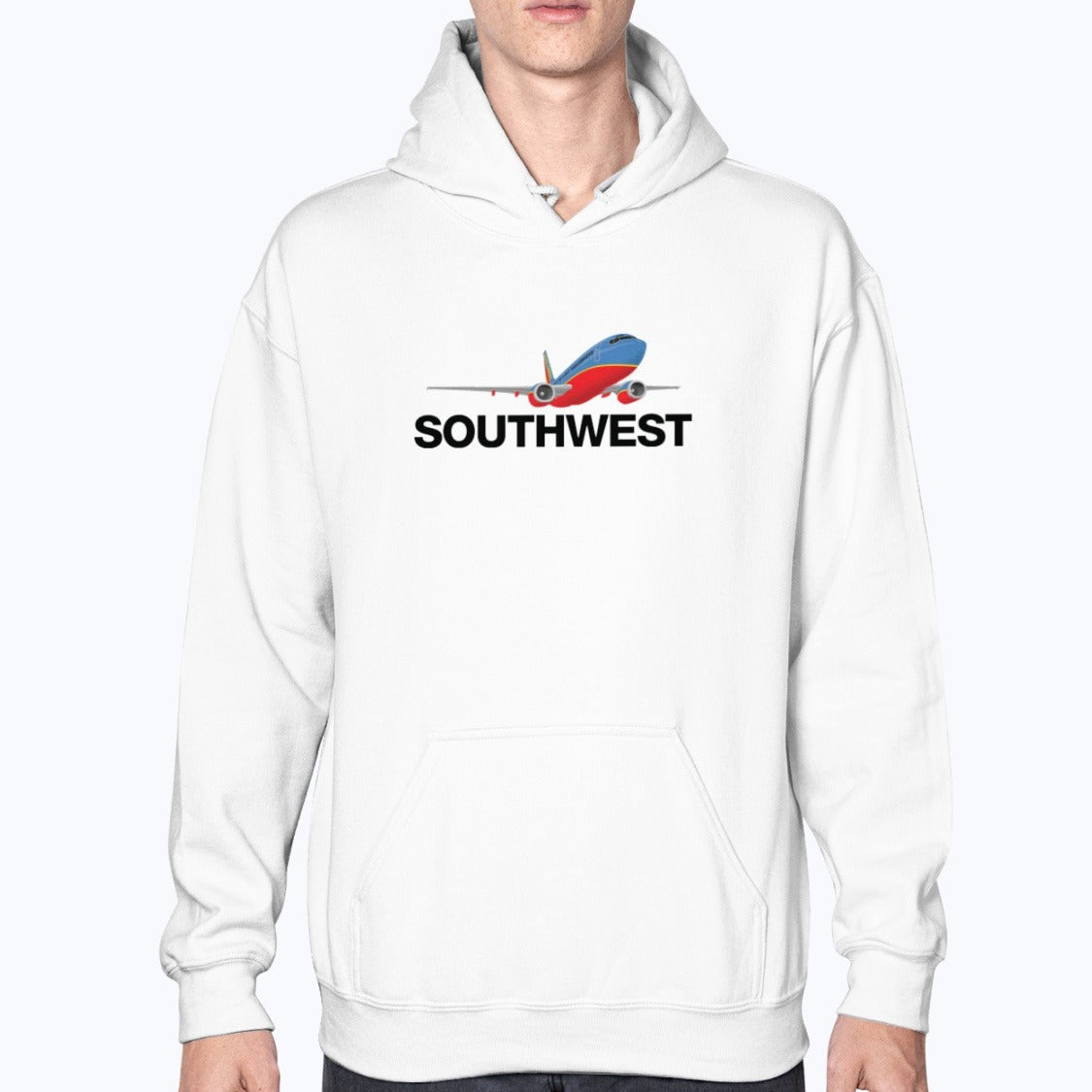 Southwest Airlines 1998 Unisex Hoodie - White - Model