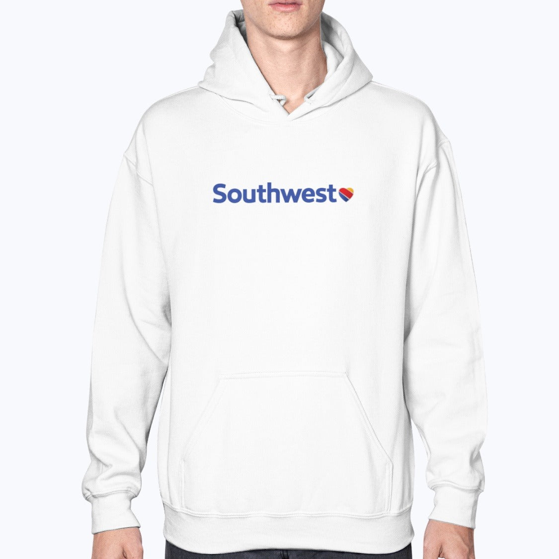 Southwest Airlines 2014 Unisex Hoodie - White - Model