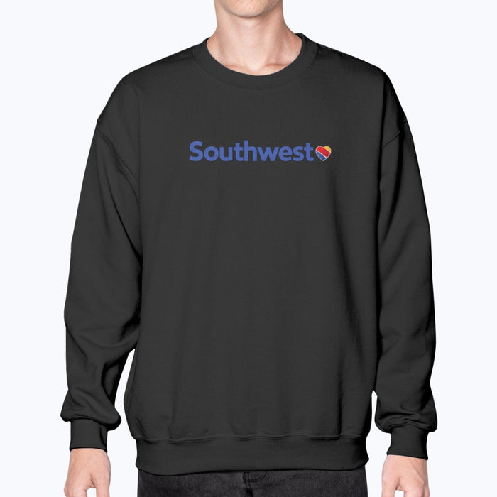 Southwest Airlines 2014 Unisex Sweatshirt - Black - Model