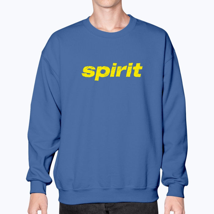 Spirit Unisex Sweatshirt - Royal Blue - Model