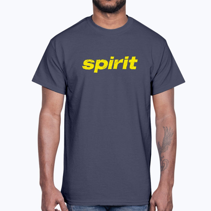 Spirit Unisex T-Shirt - Navy - Model