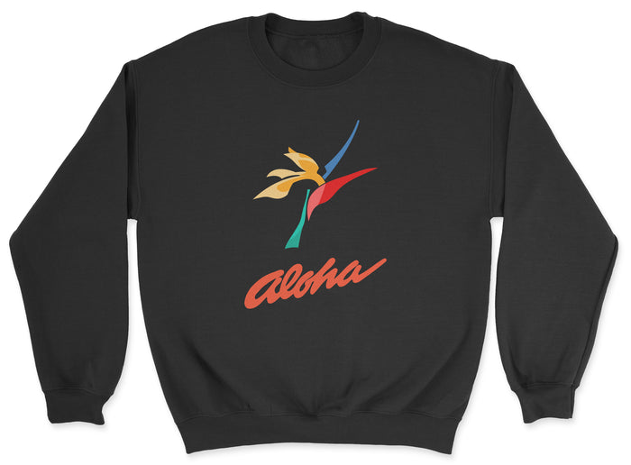 Aloha Airlines Unisex Sweatshirt - Black
