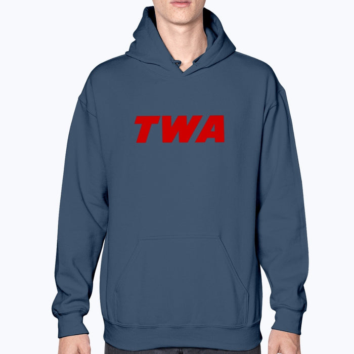 Trans World Airlines Unisex Hoodie - Navy - Model