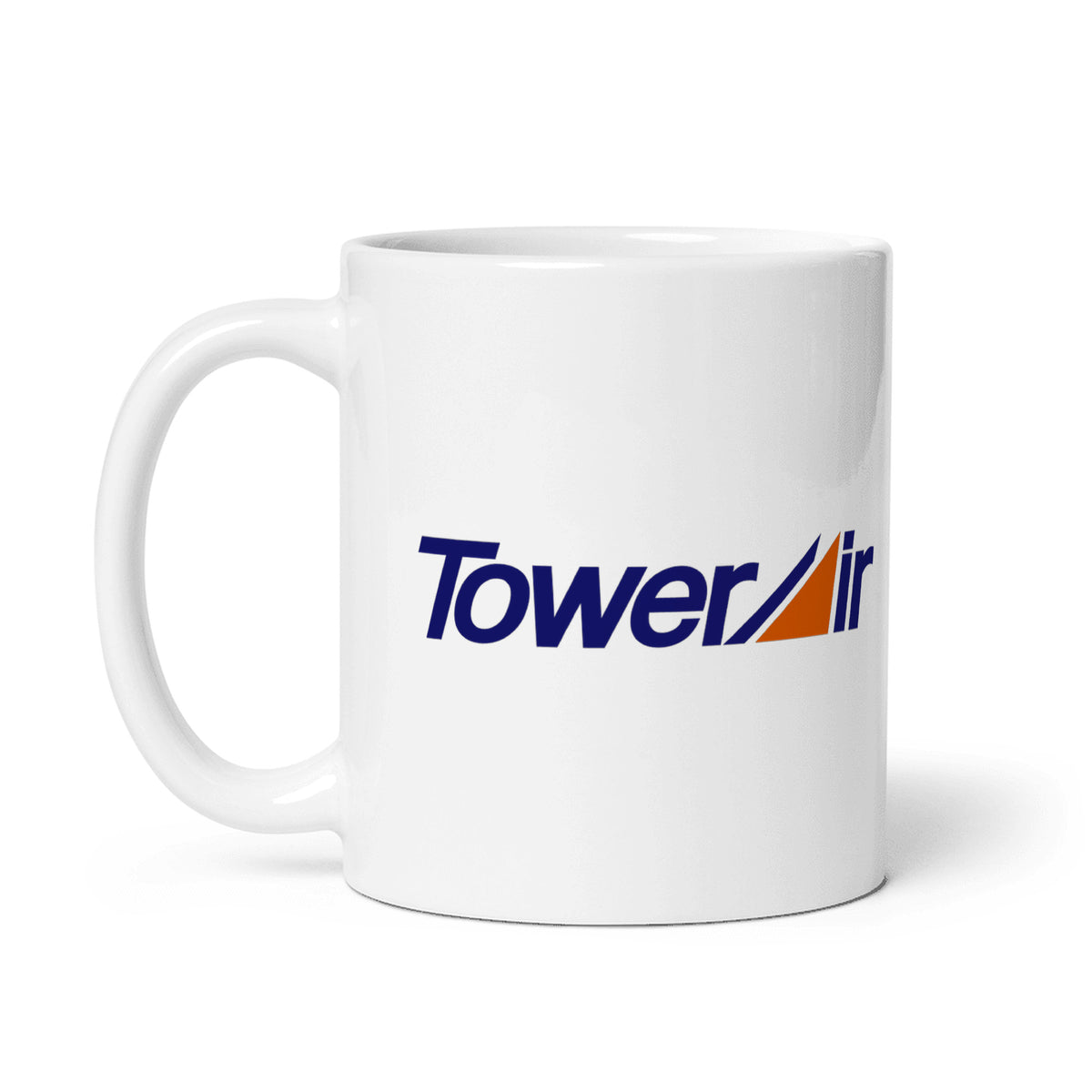 Tower Air Coffee Mug - White - 11 oz - Right